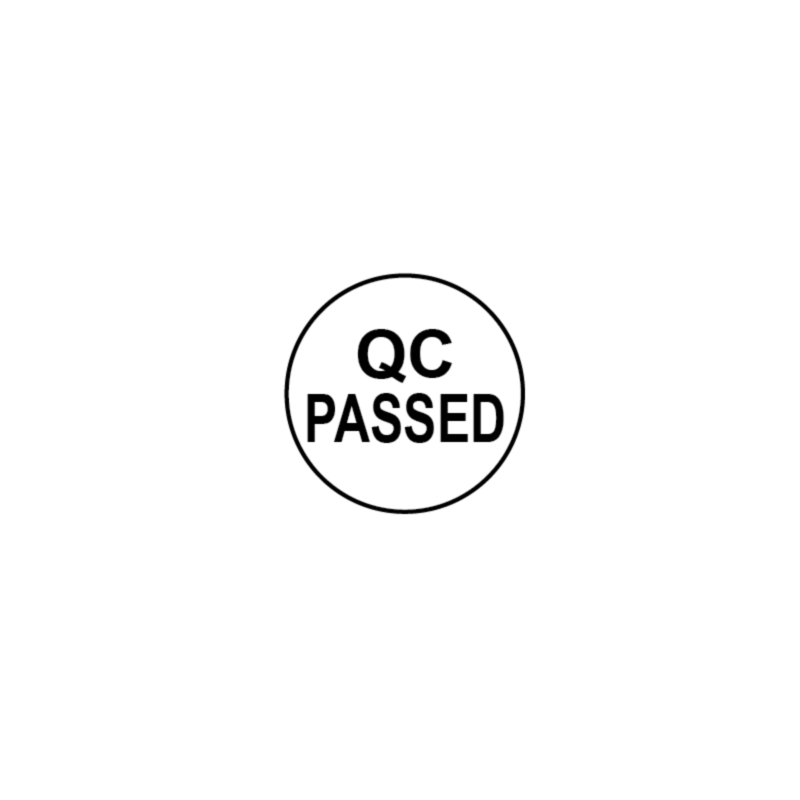 Qc Passed Stickers Mm Diameter Labels Online