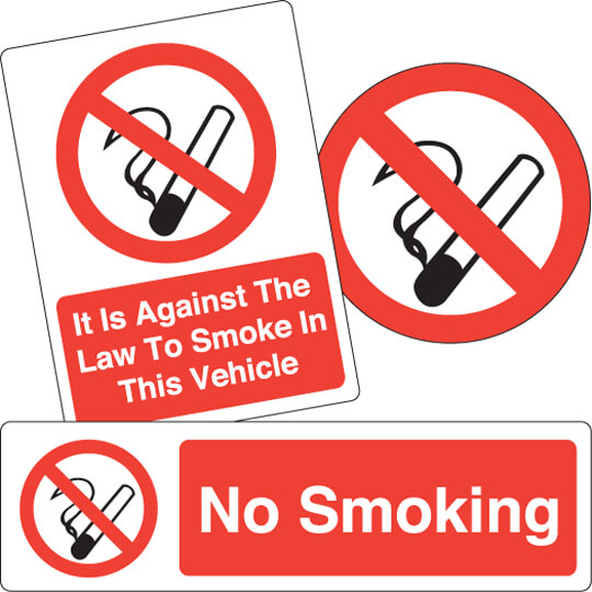 No Smoking Stickers