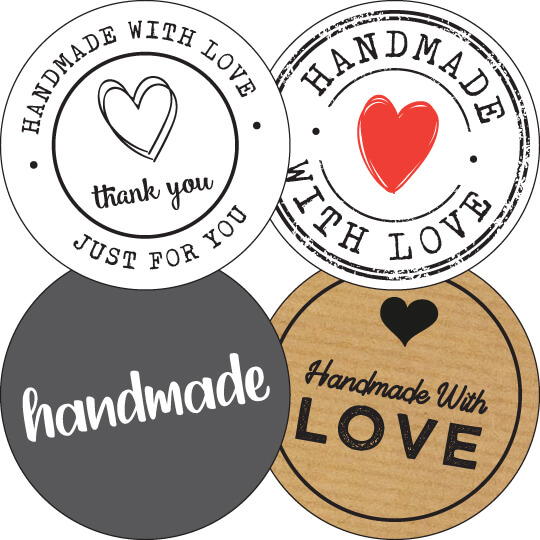 Handmade Stickers & Tags