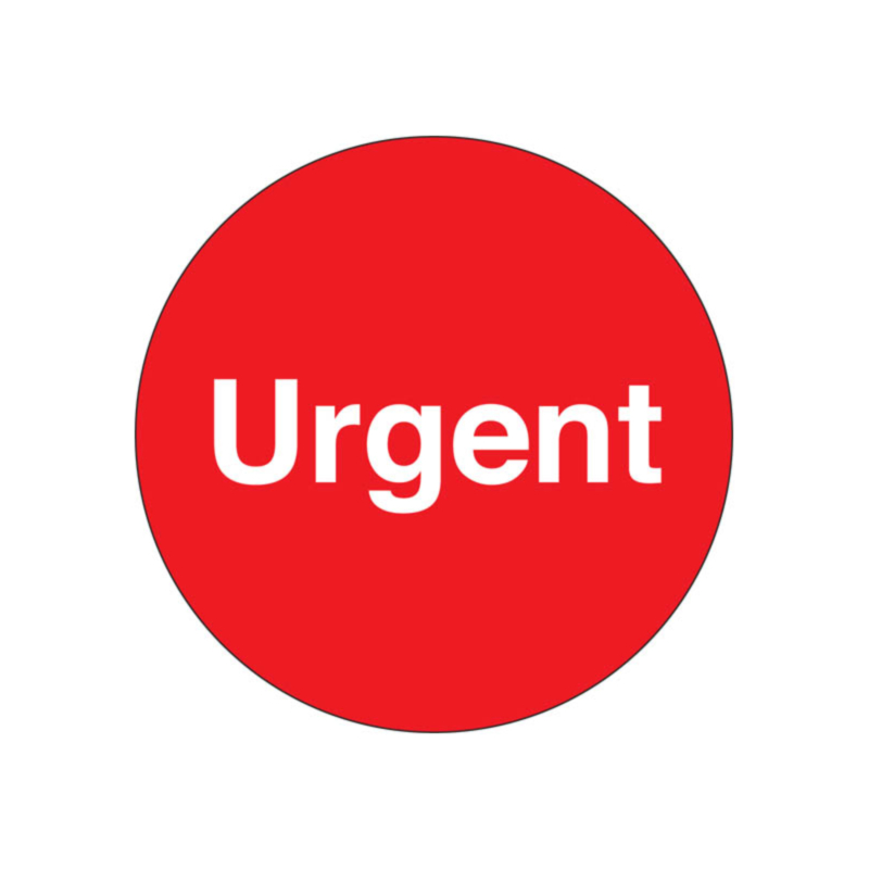 Urgent Labels 50mm | Labels Online