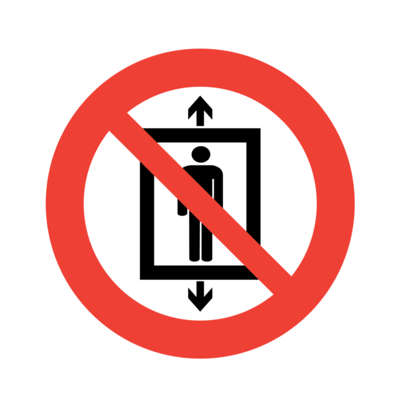 Do Not Use This Lift For People Labels 100mm | Labels Online