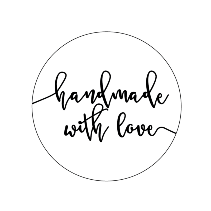 Handmade with Love Labels 30mm | Labels Online