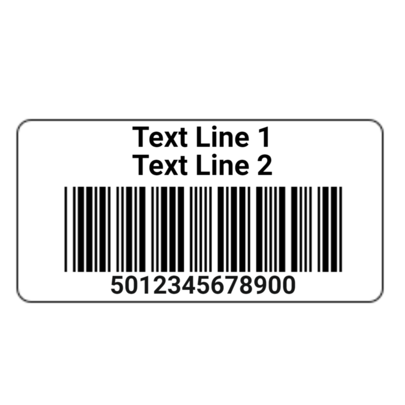 Custom EAN Barcode Labels 40x20mm | Labels Online