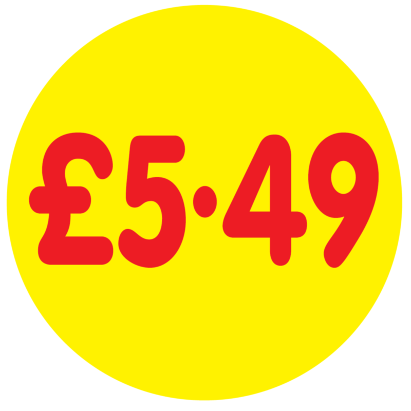 £5.49 Price Stickers 30mm Permanent | Labels Online