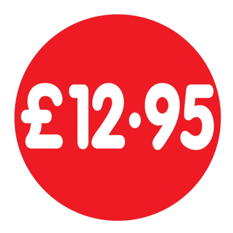 £12.95 Price Labels 30mm Permanent | Labels Online