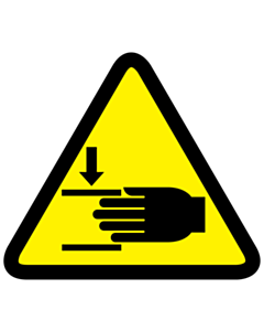 General Warning Symbol Labels 100x100mm | Labels Online