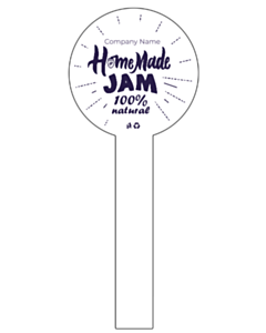 Personalised Homemade Blackcurrant Jam Jar Seal Labels