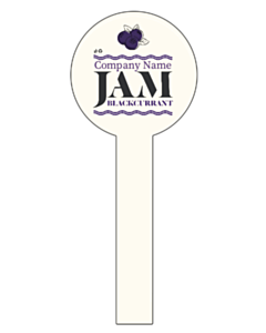 Custom Blackcurrant Jam Jar Seal Labels