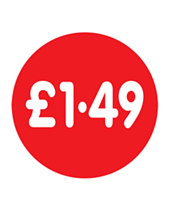 Red 30mm Price Labels | Labels Online