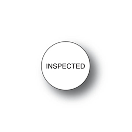 Tamper Evident Inspected Labels 20mm | Labels Online