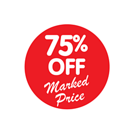 75% Off Marked Price Stickers | Labels Online