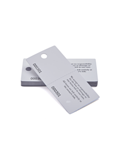 White Cloakroom Tags
