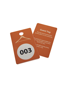 Reusable Cloakroom Tags