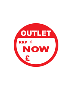 Outlet RRP / Now Stickers