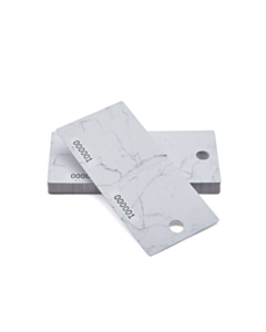 Marble Effect Cloakroom Tags