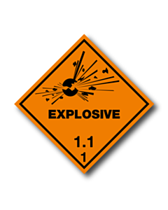 Explosive 1.1 Labels