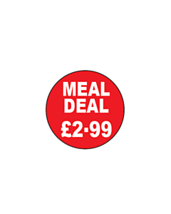 Meal Deal £2.99 Stickers 20mm