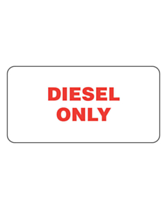 Diesel Only Labels