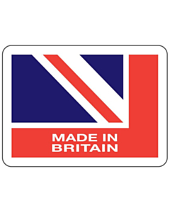Made in Britain Stickers 45x33mm