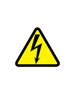 Electrical Warning Labels 25x25mm