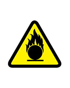 Oxidizing Substance Warning Labels 50x50mm