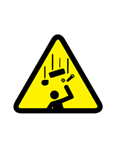 Falling Parts Warning Labels 50x50mm