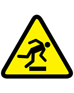 Floor-Level Obstacle Warning Labels 100x100mm