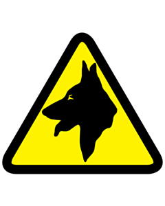 Guard Warning Labels 100x100mm