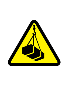Overhead or Suspended Load Warning Labels