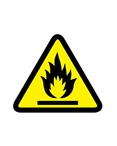 Flammable Material Warning Labels