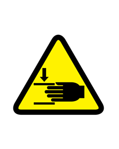 Crushing of Hands Warning Labels