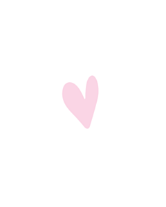 Pink Heart Stickers 5x7mm