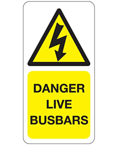 Danger Live Busbars Labels