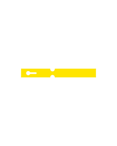 180x20mm Yellow Self-Tie Loop Lock Labels