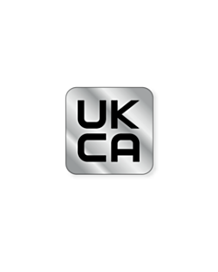Silver UKCA Labels 20x20mm