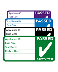 3rd Edition Passed PAT Test Labels 50x25mm