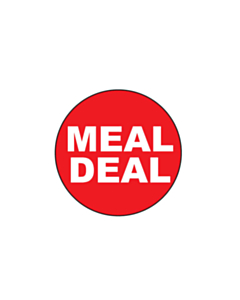 Meal Deal Stickers 25mm 