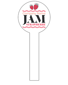 Custom Strawberry Jam Jar Seal Labels