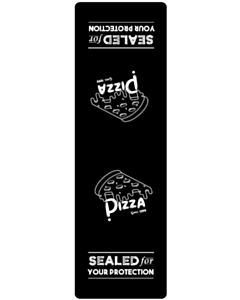 Custom Takeaway Packaging Seal Labels 45x145mm