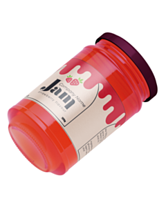 Personalised 250g Strawberry Flavour Jam Jar Wraparound Labels 195x50mm