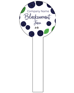 Personalised Blackcurrant Jam Jar Seal Labels