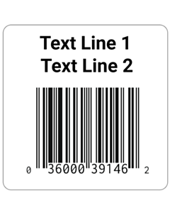 UPC Barcode Labels 40x40mm