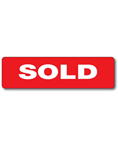 Sold Stickers 200x55mm