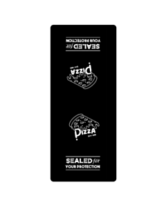 Custom Takeaway Packaging Seal Labels 50x120mm