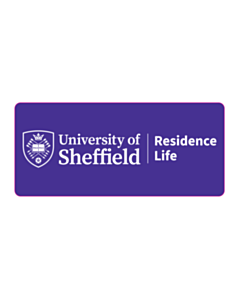 90x40mm University of Sheffield Purple Labels 