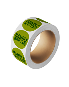 Eco-Friendly Handle With Care Labels 50mm