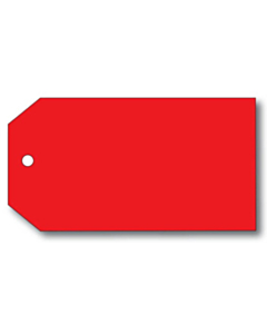 Blank Red Tags - 70 x 130mm