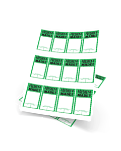 Green Sandwich Label A4 Sheets