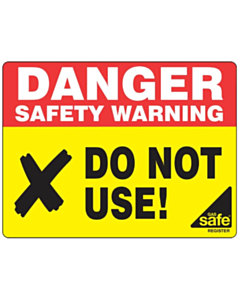 Danger Do Not Use Labels 100x75mm