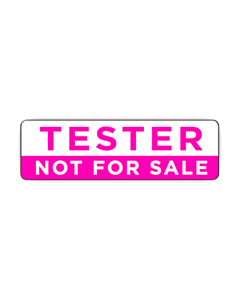Tester Not For Sale Stickers 50x15mm